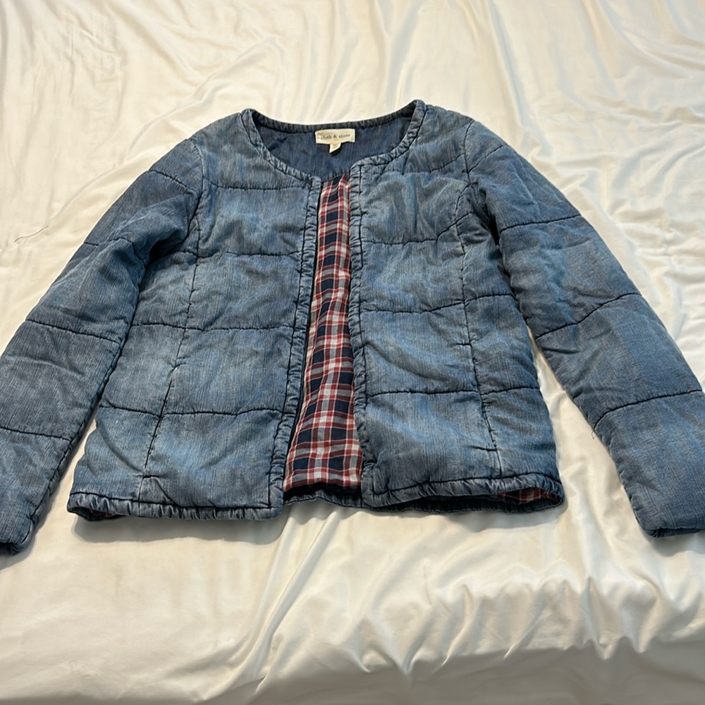 Anthropologie Cloth & Stone Jean Coat